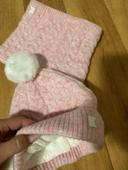 Bonnet rose avec gants fille 6 9 ans