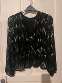 Blouse noire et doré