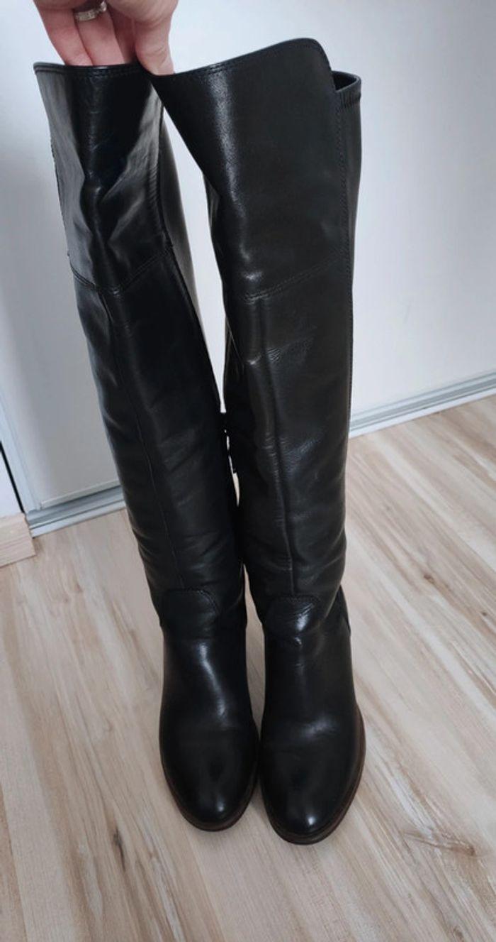 Bottes noires hautes Tamaris pointure 39 - photo numéro 3