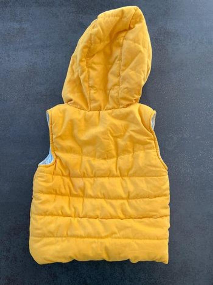 Manteau jaune sans manche garçon Kiabi - photo numéro 3