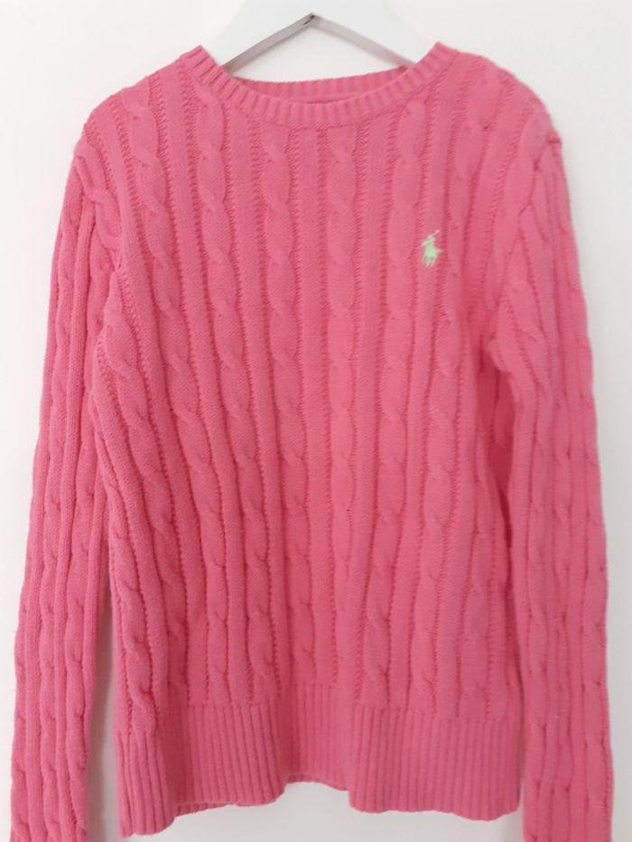 Pull fille rose 8 / 10 ans Ralph Lauren - photo numéro 2