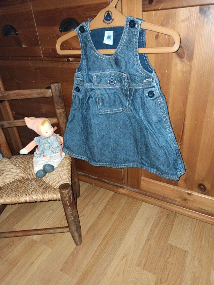 Robe petit bateau jean's 6 mois - photo numéro 2