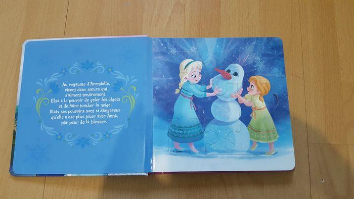 Livre puzzle Disney la reine des neiges - photo numéro 2