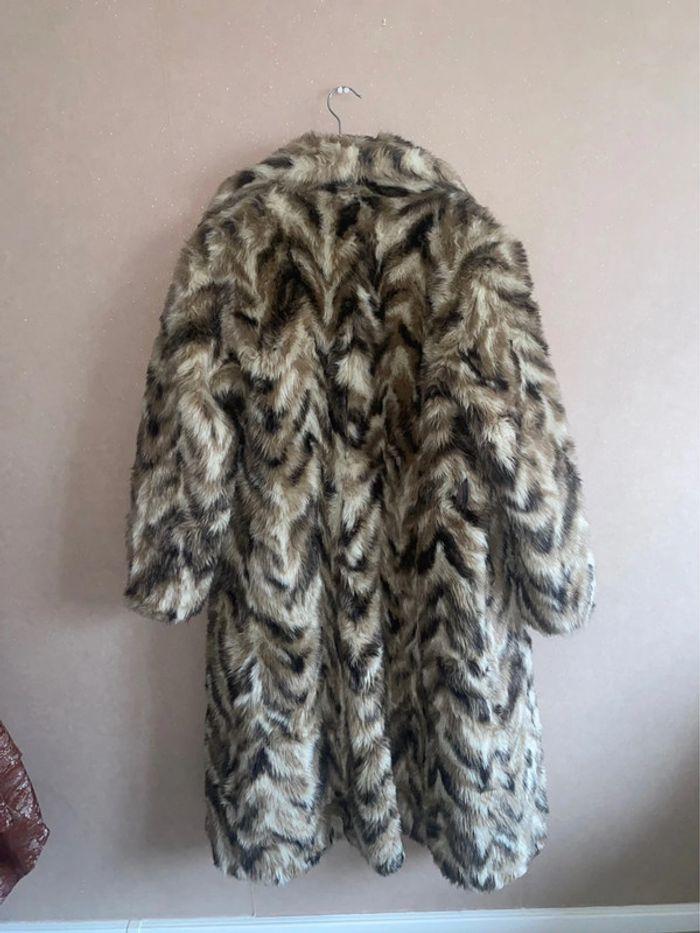 Long coat faux fur vintage - photo numéro 7