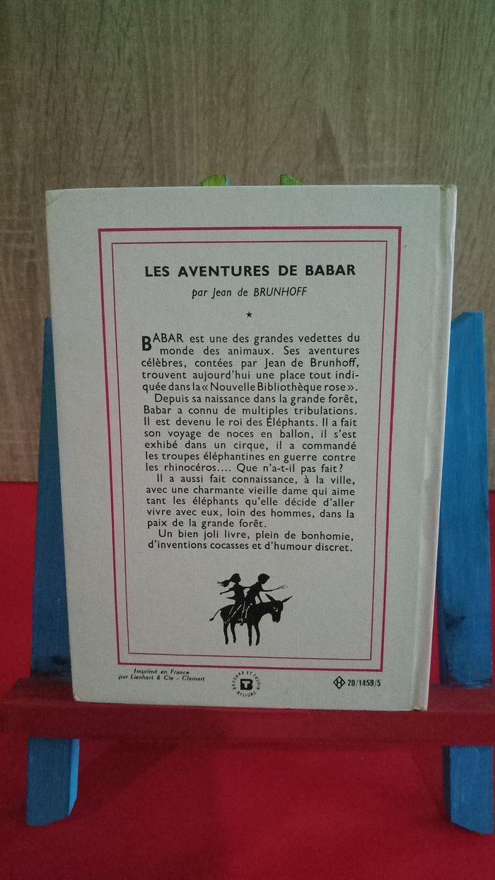 Les aventures de Babar, 1970, n° 47, bibliothèque rose - photo numéro 2