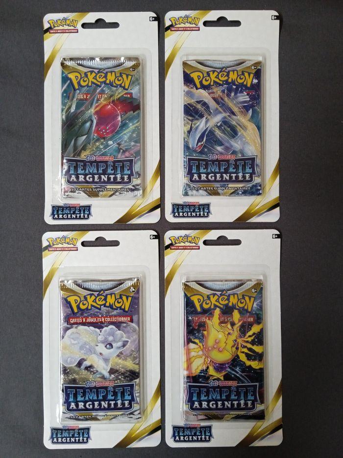 Pokémon artset blister EB 12 tempête argenté Fr