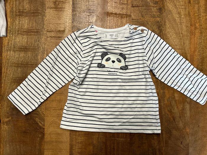 T-shirt manche longue Mango kids 12-18 mois - photo numéro 2