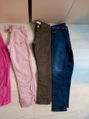 Lot pantalons fille