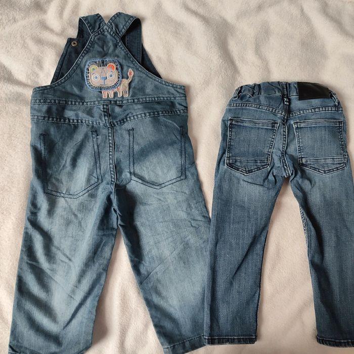 Lot salopette - jeans 2 ans - 86 cms - photo numéro 2