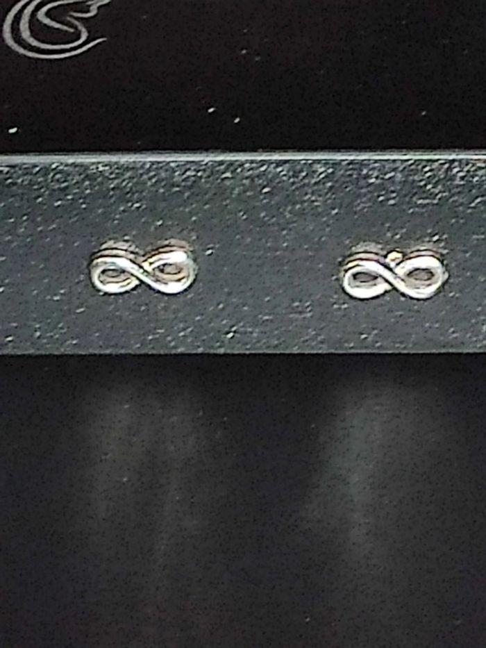 Boucles d'oreilles infini - photo numéro 1