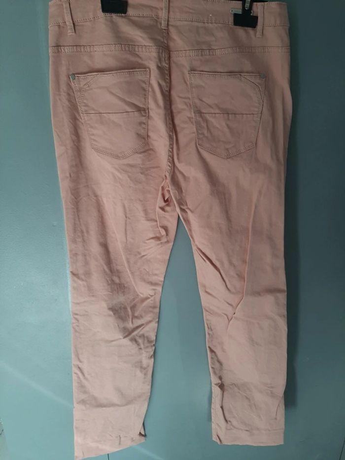 jeans droit camaieu rose taille 42 - photo numéro 3