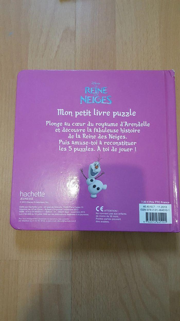 Livre puzzle Disney la reine des neiges - photo numéro 7