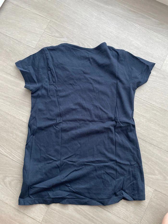 Tee shirt bleu marine taille 14 ans Roxy - photo numéro 2