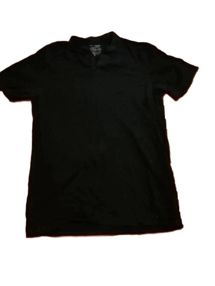 Tee shirt celio petit col en v Taille S noir - photo numéro 2