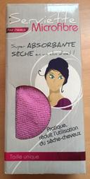 Serviette microfibre pour cheveux