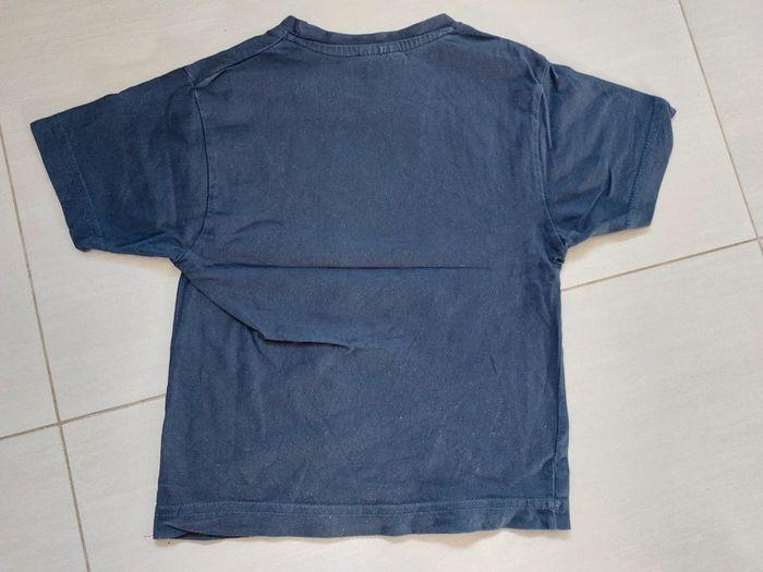 Tee-shirt coton bleu marine - photo numéro 3