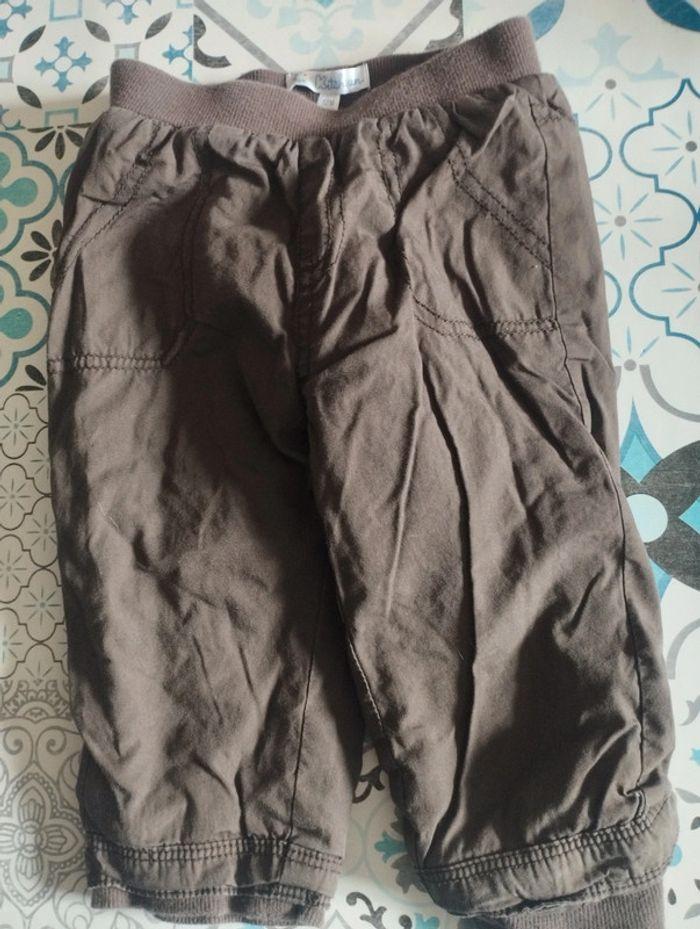 Lot de 8 pantalons fourrés doublés 12 mois tbe - photo numéro 6