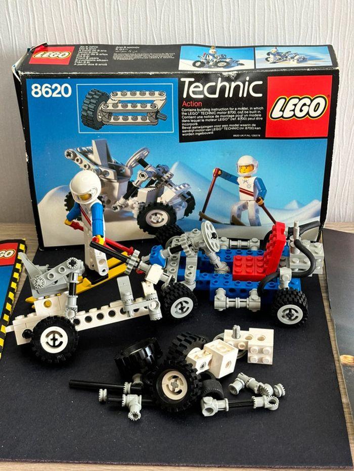 Set lego technic vintage 8620 en boîte et notice  quad des neiges - photo numéro 4