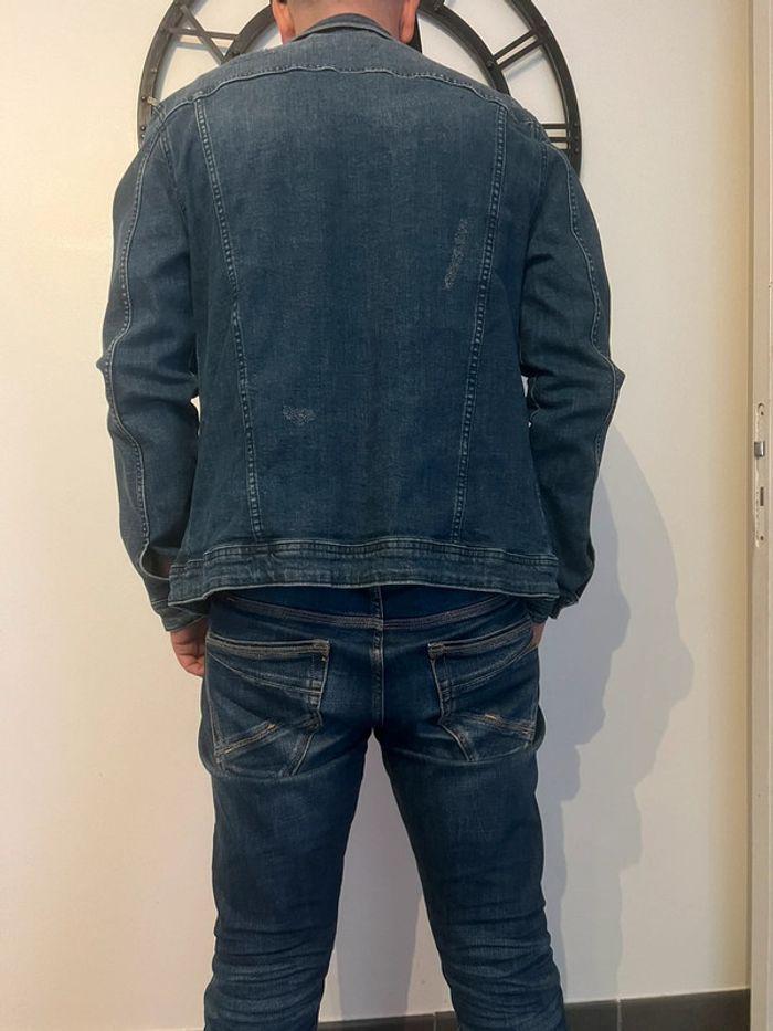 Veste en jean uniplay taille L parfait état - photo numéro 5