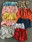 Lots shorts bébé filles