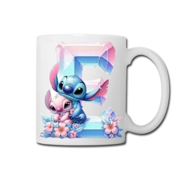 Mug Stitch Lettre E