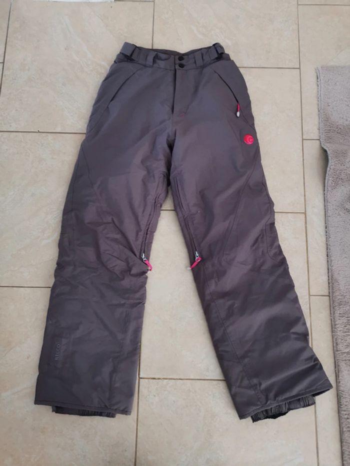 combinaison de ski pantalon taille 14 ans queshua chaude et imperméable - photo numéro 2