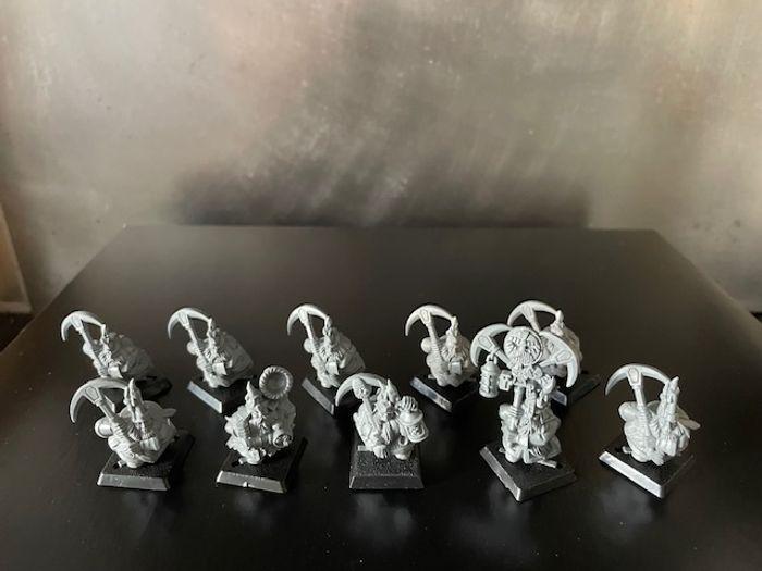 10x Mineurs Nains / Dwarf Miners (Warhammer Skull Pass version)  - Warhammer