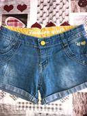 Short en jean fille