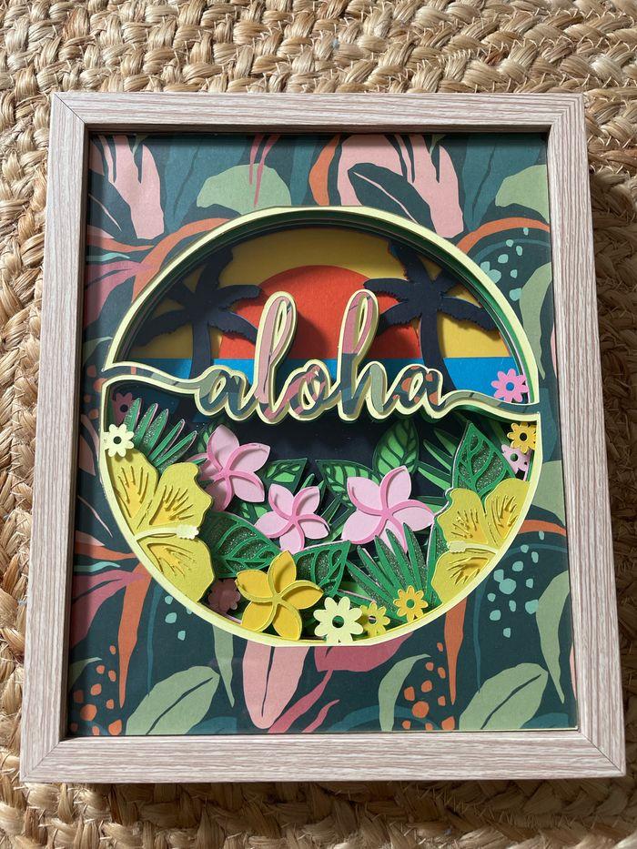 Cadre 3D Aloha - photo numéro 1