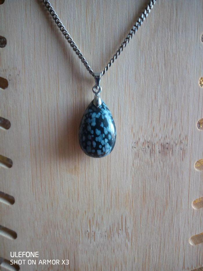 Pendentif obsidienne - photo numéro 2