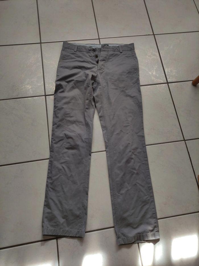 Pantalon chino homme gris H&M 38 - photo numéro 1