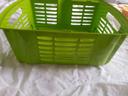 Barquette/ panier de rangement plastique verte