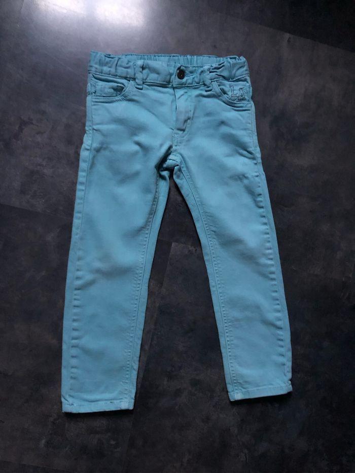 Pantalon Jeans bleu vert 3 ans Tape à l’œil - photo numéro 7