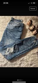 Jeans bleu Zara taille 38