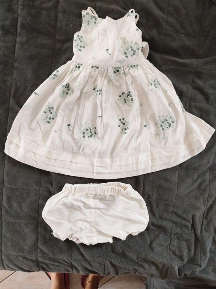 Ensemble de cérémonie robe et bloomer Arthur & Félicie,12 mois TBE - photo numéro 1