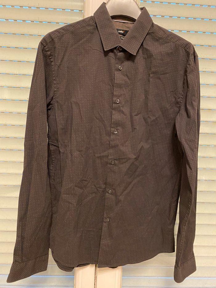 Chemise Celio grise foncé. Taille S - photo numéro 1