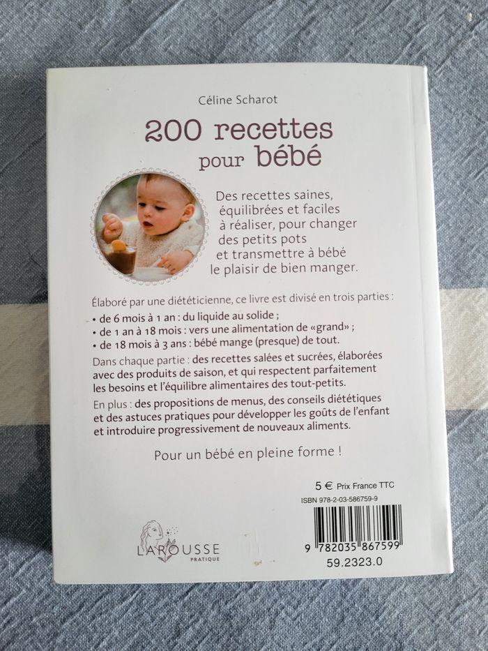 Livre 200 recettes de bébé - photo numéro 2