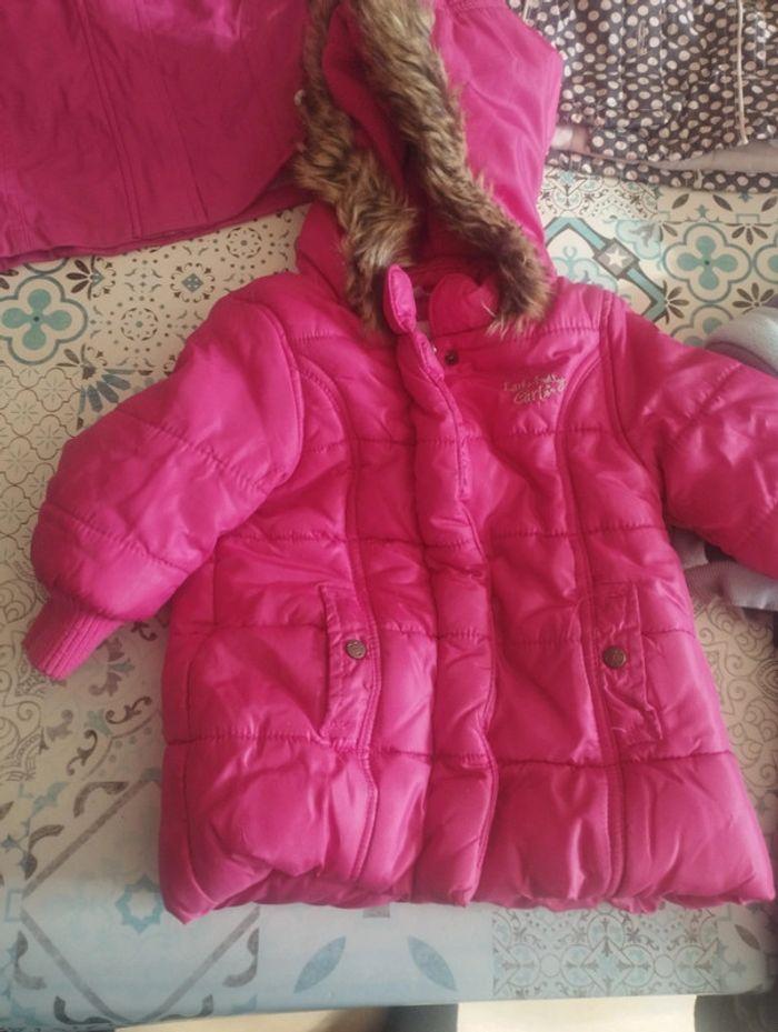 Manteau 18mois tbe fushia