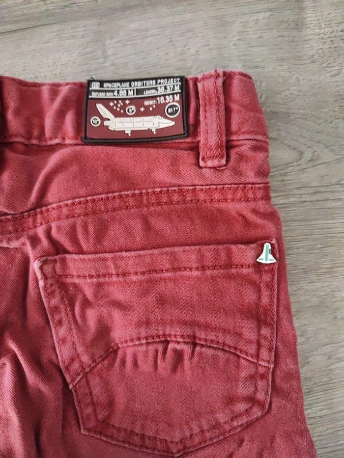 Pantalon rouge bordeaux sergent major 4 ans - photo numéro 3