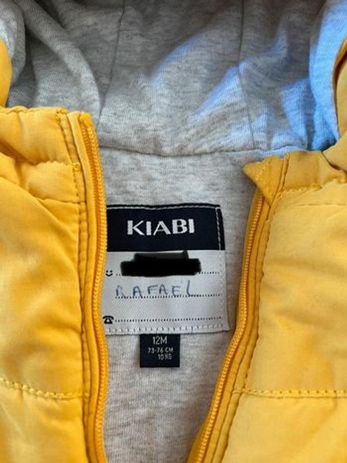 Manteau jaune sans manche garçon Kiabi - photo numéro 2