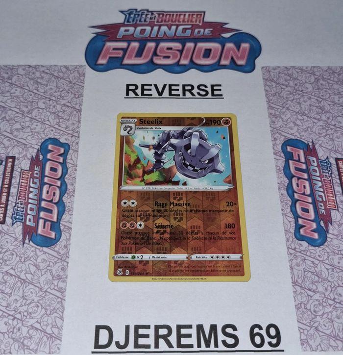 Carte Pokemon - Steelix Reverse 139/264 - Poing de Fusion EB08