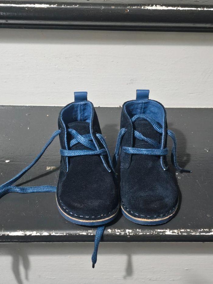 Chaussures bleues Obaibi taille 21 - photo numéro 2