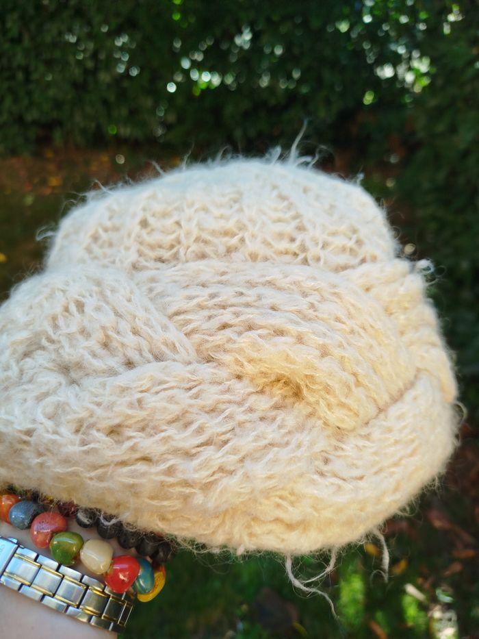 Gros bonnet mohair fait main - photo numéro 7