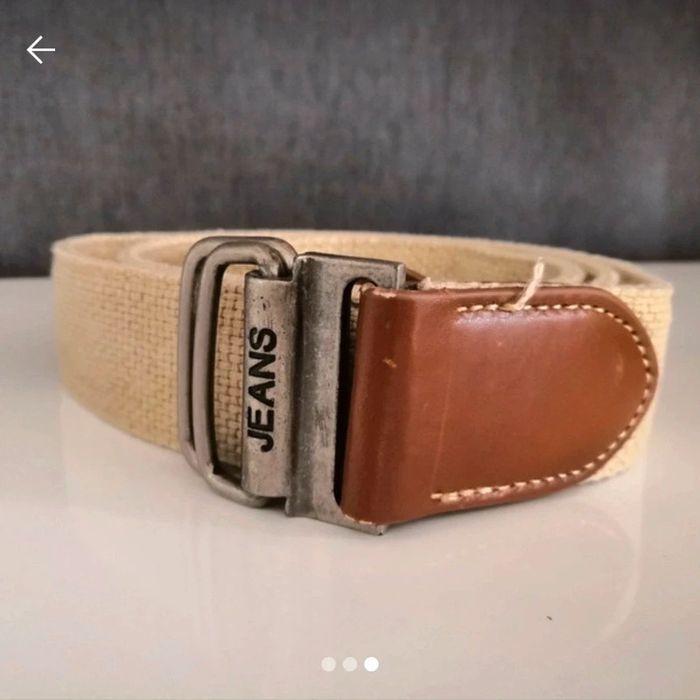 Ceinture beige jeans neuve - photo numéro 4