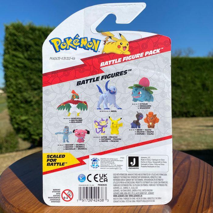 Capumain et Pikachu Battle Figure Pack Figurine Pokémon - photo numéro 2