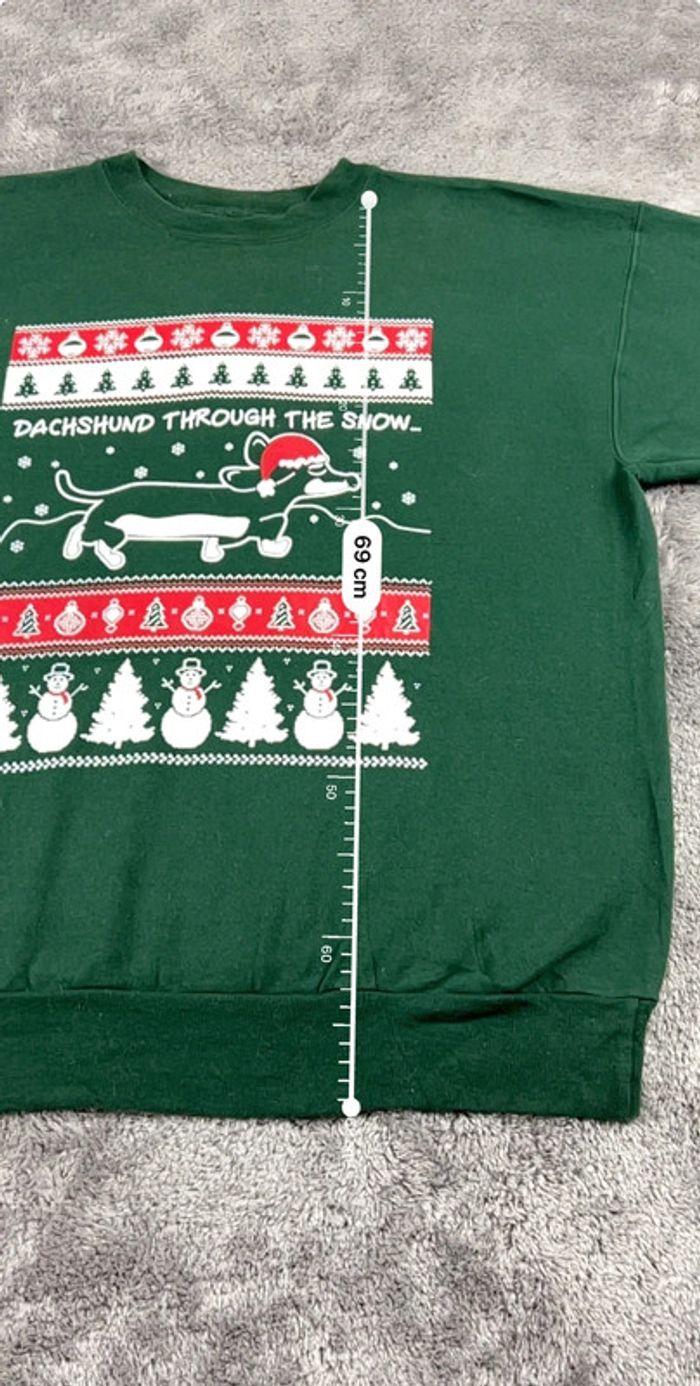 👕 Sweat de Noël Vert Taille L 👕 - photo numéro 3