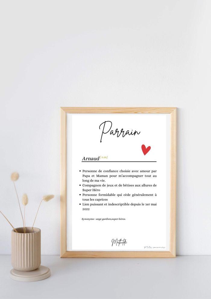 Affiche pour un parrain d’amour - photo numéro 3