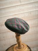 Casquette plate vintage motif tartan Météo GTI taille 57