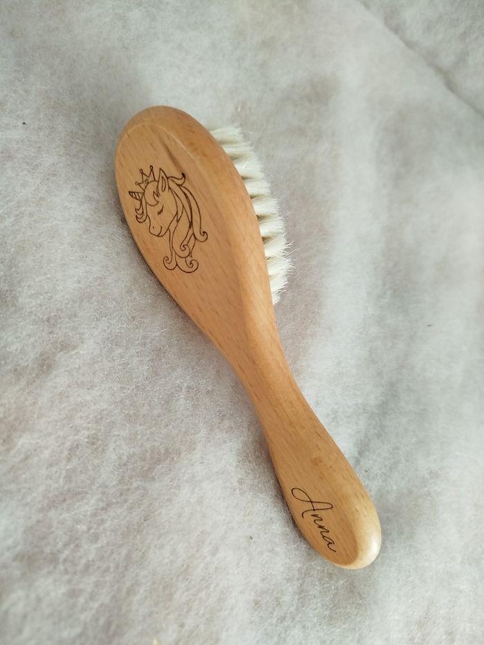 Brosse et peigne bébé personnalisé - photo numéro 3