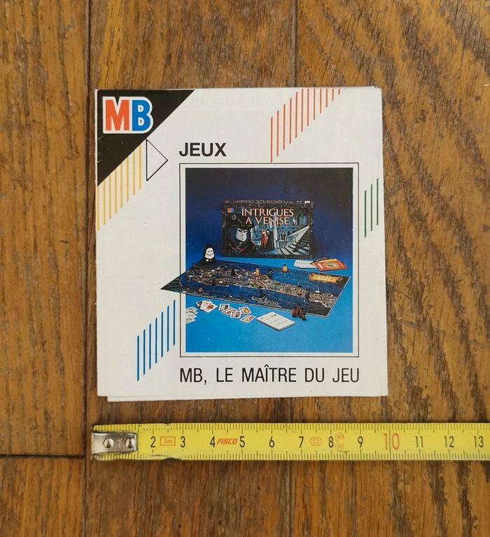 Ancien dépliant jeux de société vintage - photo numéro 1